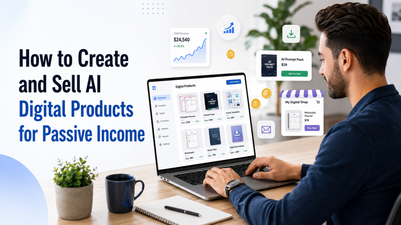 How to Create and Sell AI Digital Products for Passive Income