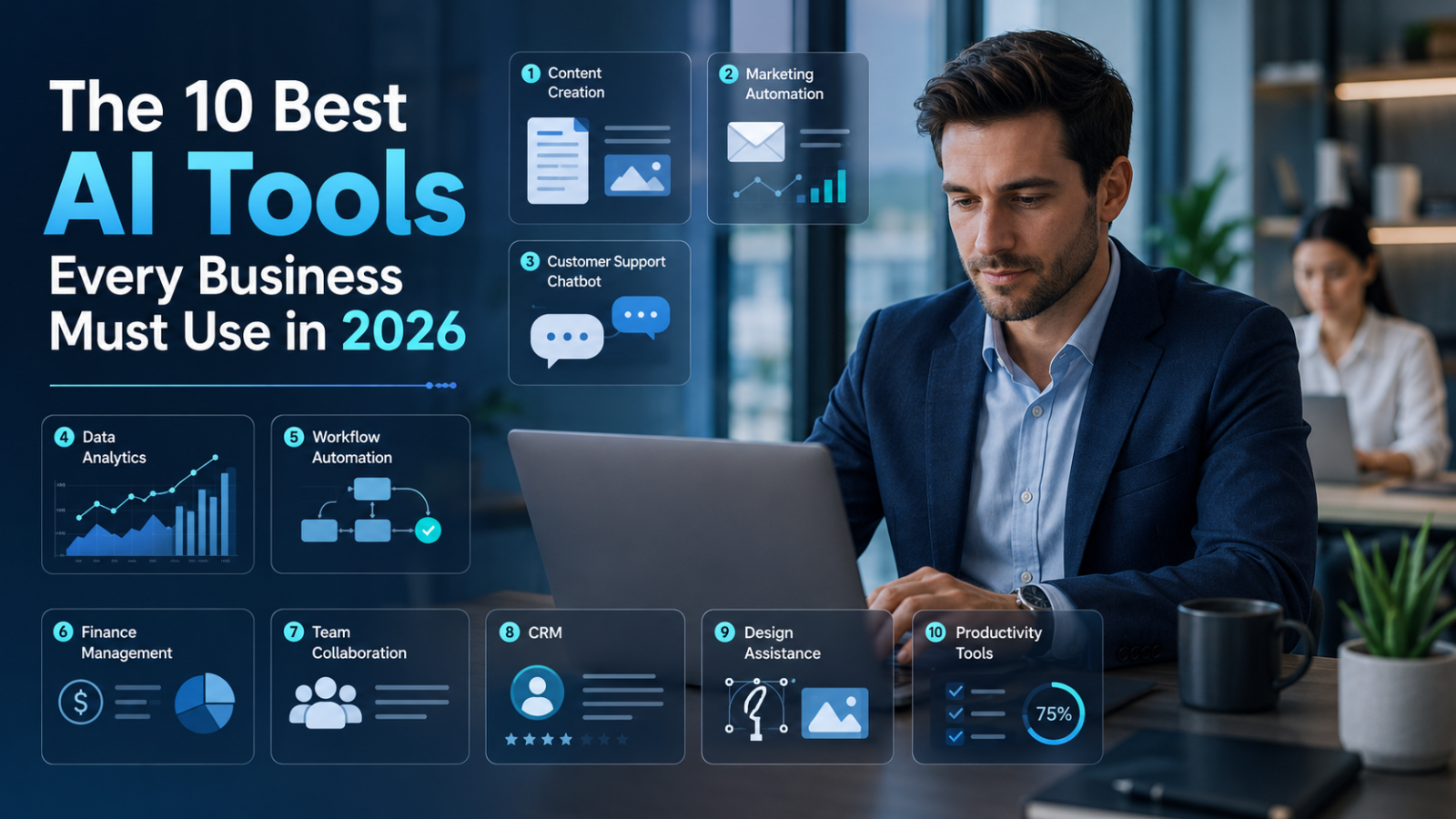 The 10 Best AI Tools Every Business Must Use in 2026